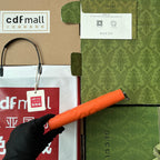 フルジップウォレット 19 オレンジエンボスカーフスキン