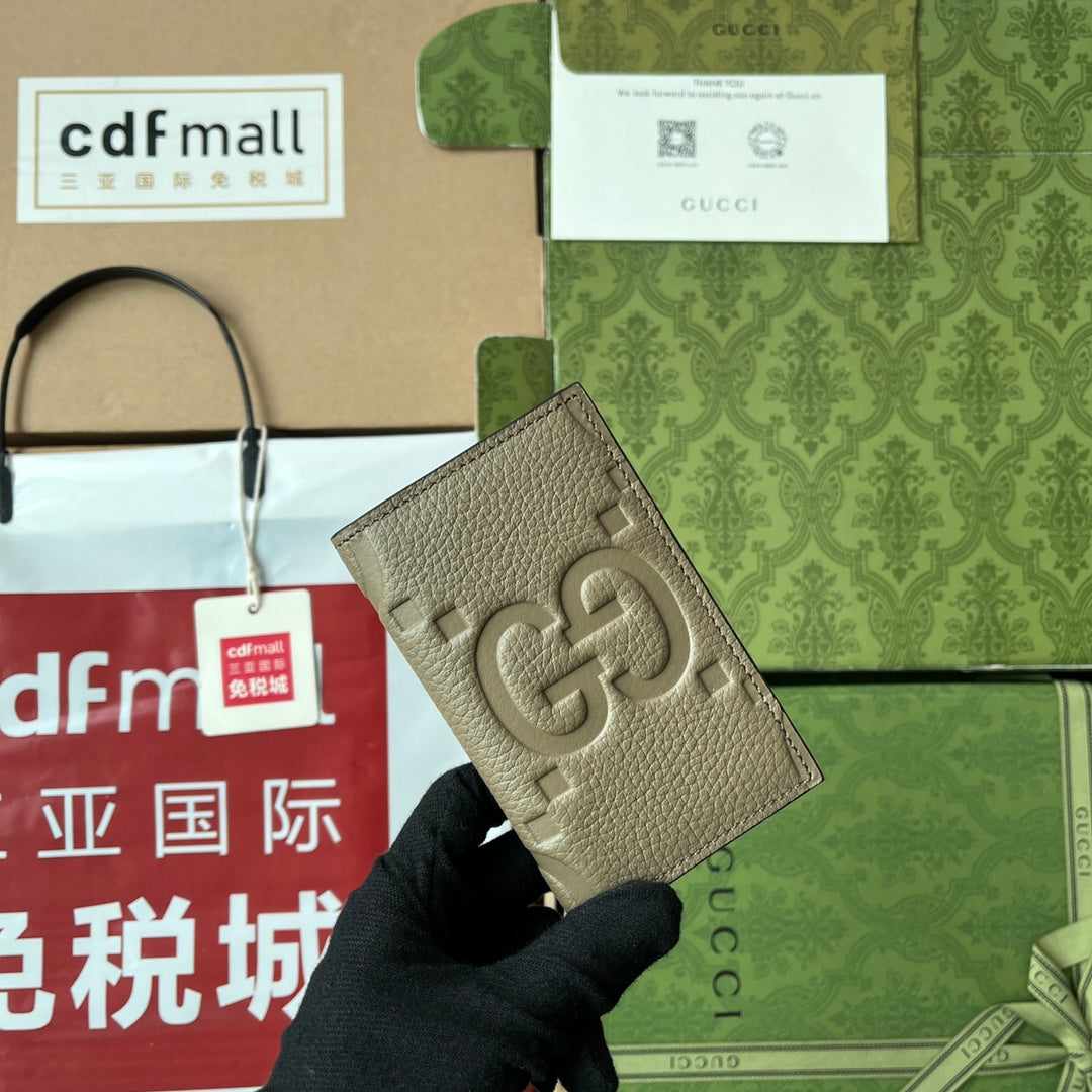 モスグリーンエンボスカーフスキン製カードホルダー12枚