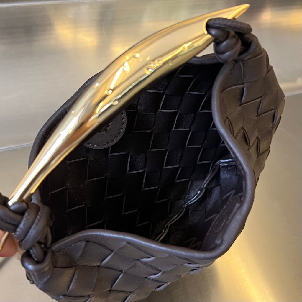 チェーン付きサルディン 20 ブラック ラムスキン