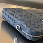 SLIM INTRECCIATO BRIEFCASE 36 SLATE CALFSKIN