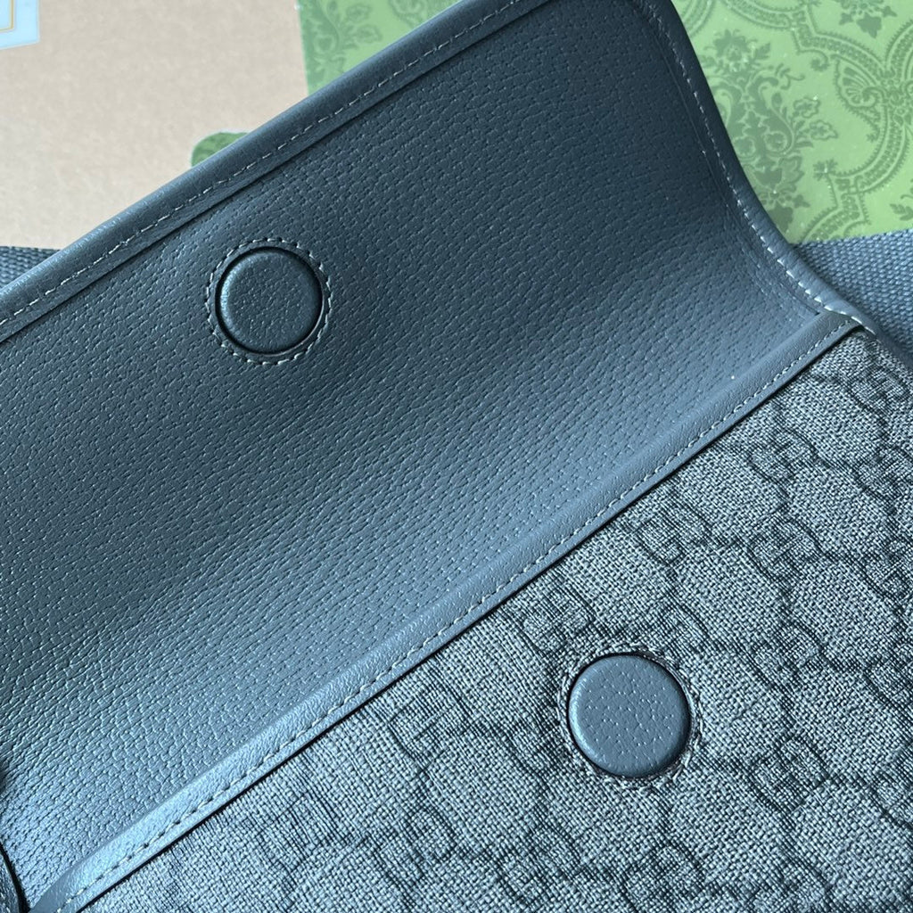 オフィディア ベルトバッグ 24インチ ダークグレー GGカーフスキン