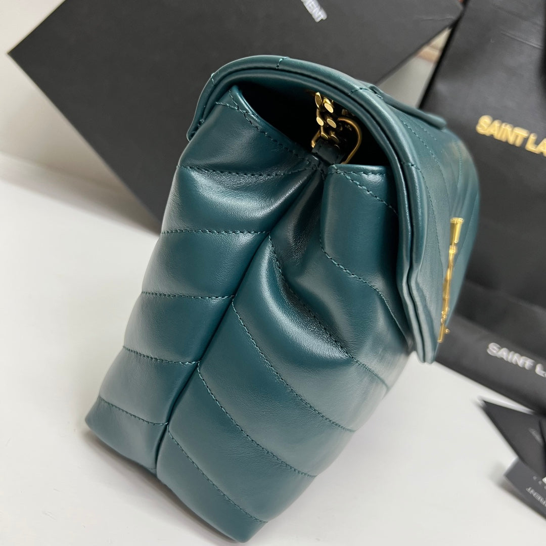 ルル スモール 25インチ ディープジャングルグリーン ラムスキン ゴールド金具