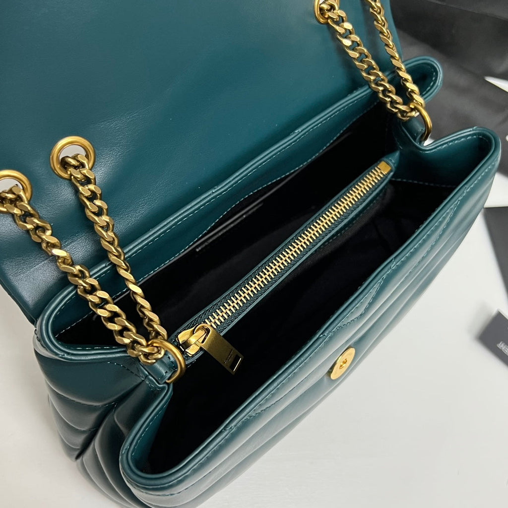 ルル スモール 25インチ ディープジャングルグリーン ラムスキン ゴールド金具