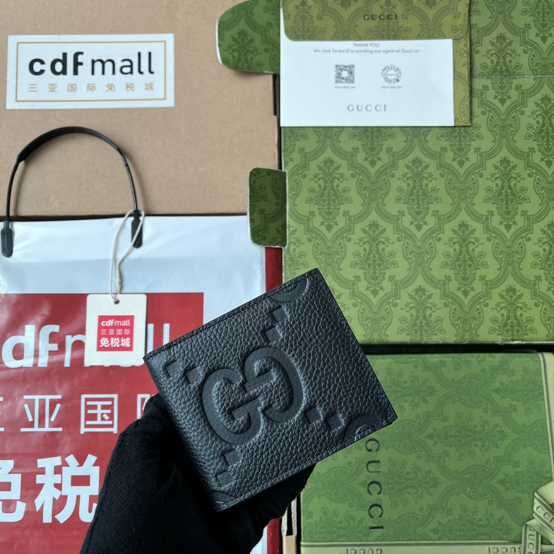 ウォレット 11 ブラック エンボスカーフスキン