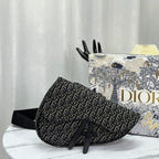 サドル 28 バッグ（ブラック オブリーク ジャカード）