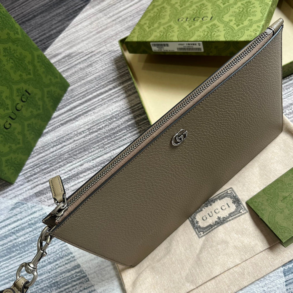 GGマーモント 30 ハンドバッグ（モカブラウンカーフスキン）