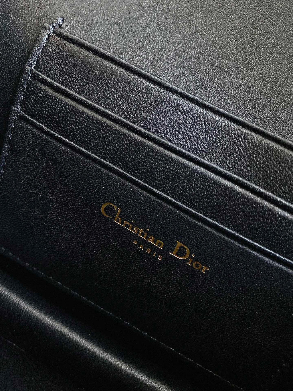 ミニチェーンバッグ 17 ブラックカーフスキン