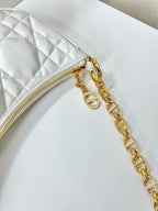 CD LOUNGE 26 BAG IN WHITE LAMBSKIN