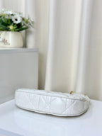 CD LOUNGE 26 BAG IN WHITE LAMBSKIN