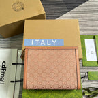 オフィディア GG 27 バッグ（ライトピンク キャンバス＆カーフスキン）