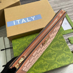 オフィディア GG 27 バッグ（ライトピンク キャンバス＆カーフスキン）