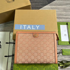 オフィディア GG 27 バッグ（ライトピンク キャンバス＆カーフスキン）