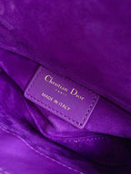 MINI D-JOY BAG 17 IN VIOLET PURPLE LAMBSKIN