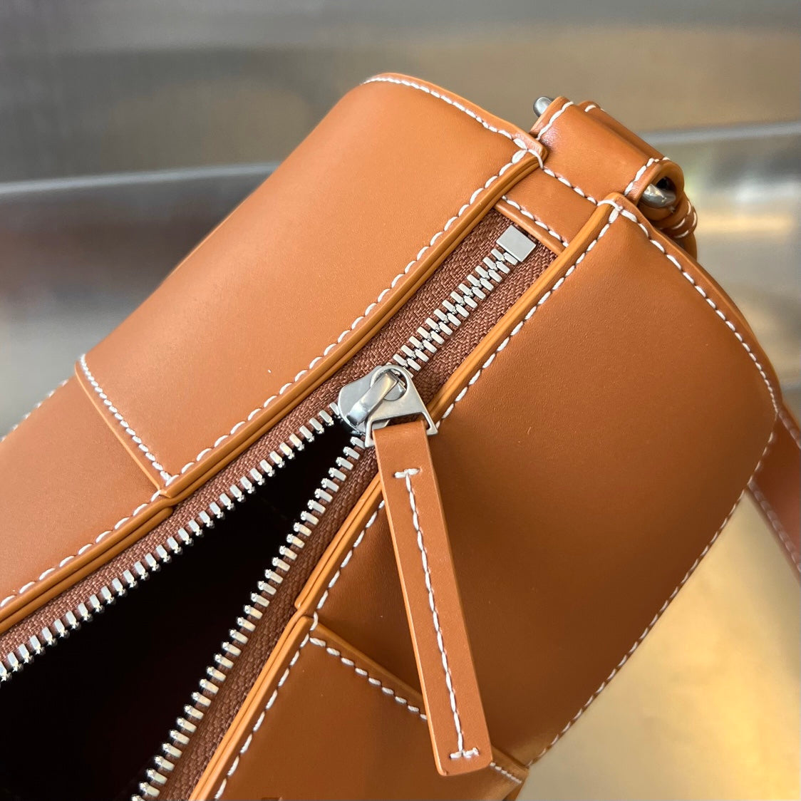 シリンダーカセット 30インチ ブロンズブラウンカーフスキン