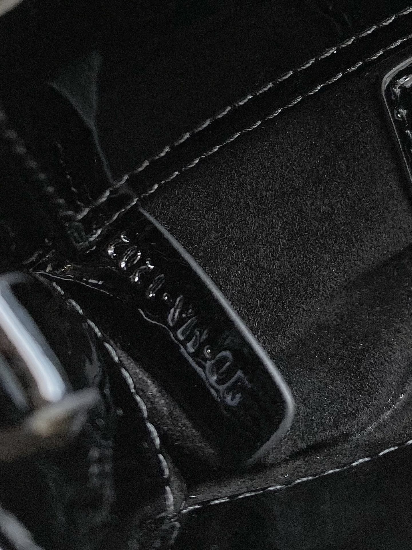 ミニ D-JOY バッグ 17 ブラック ラムスキン