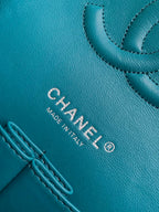 CC MEDIUM 25 CLASSIC BAG IN GREEN FOREST WOOL TWEED