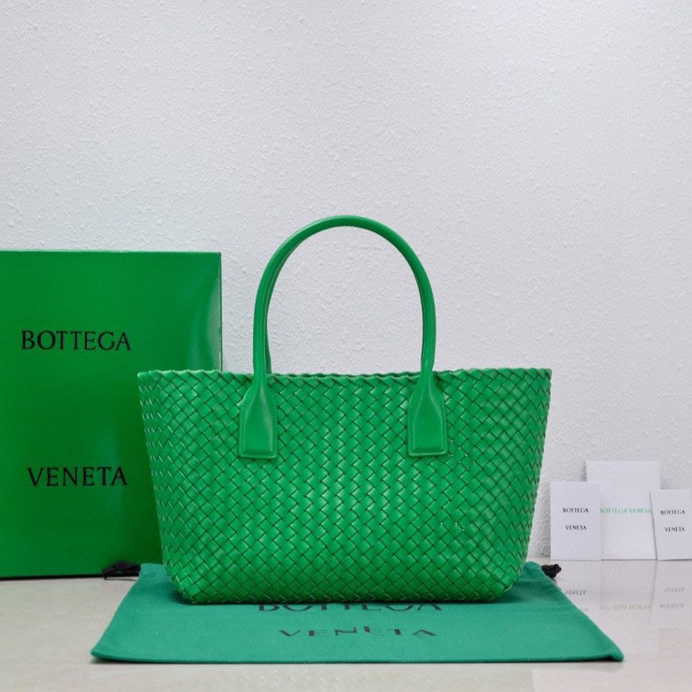 Large Cabat 45cm Green Lambskin Ghw