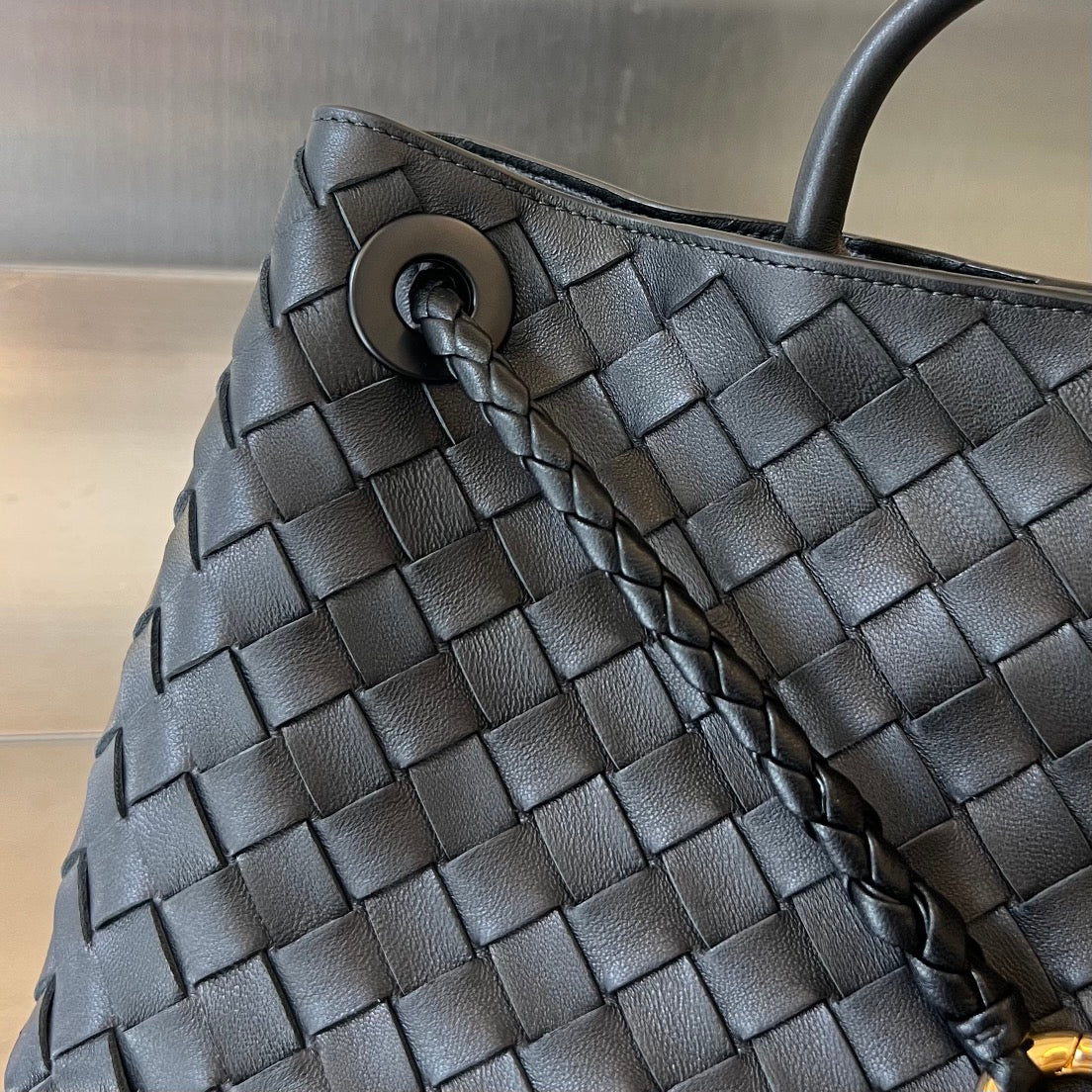 スモール アンダモ 29 ブラック ラムスキン