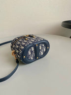 シグネチャー バニティ 16 ブルー オブリーク ジャカード