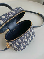 シグネチャー バニティ 16 ブルー オブリーク ジャカード