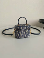 シグネチャー バニティ 16 ブルー オブリーク ジャカード