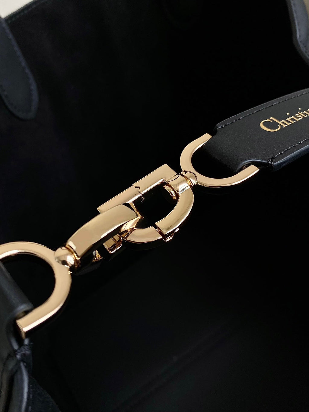 TOUJOURS 28 バッグ ブラック ラムスキン