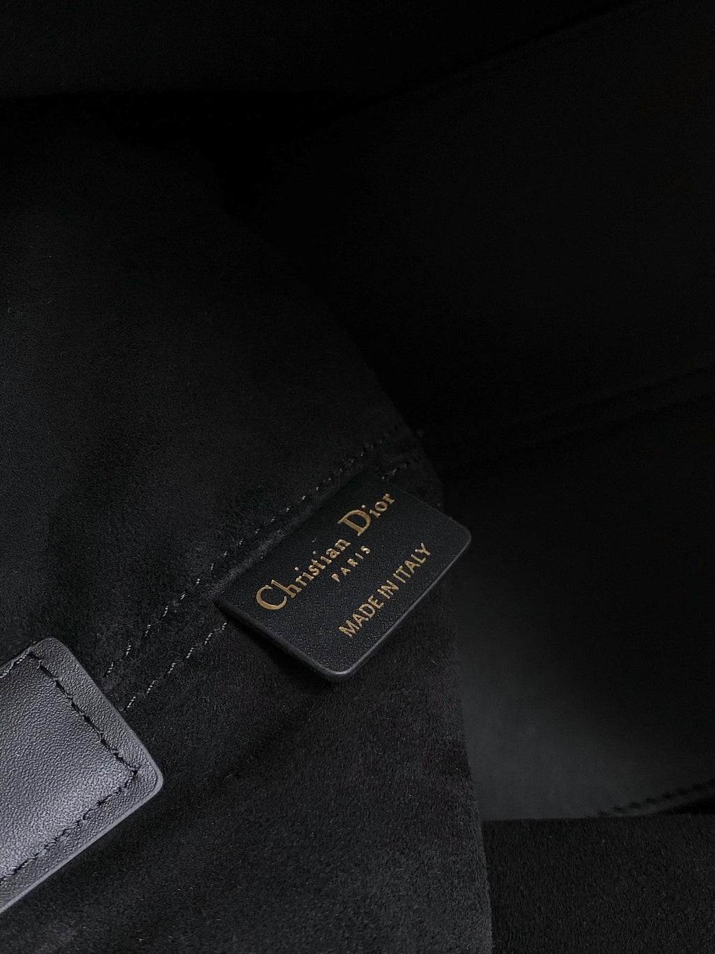 TOUJOURS 28 バッグ ブラック ラムスキン