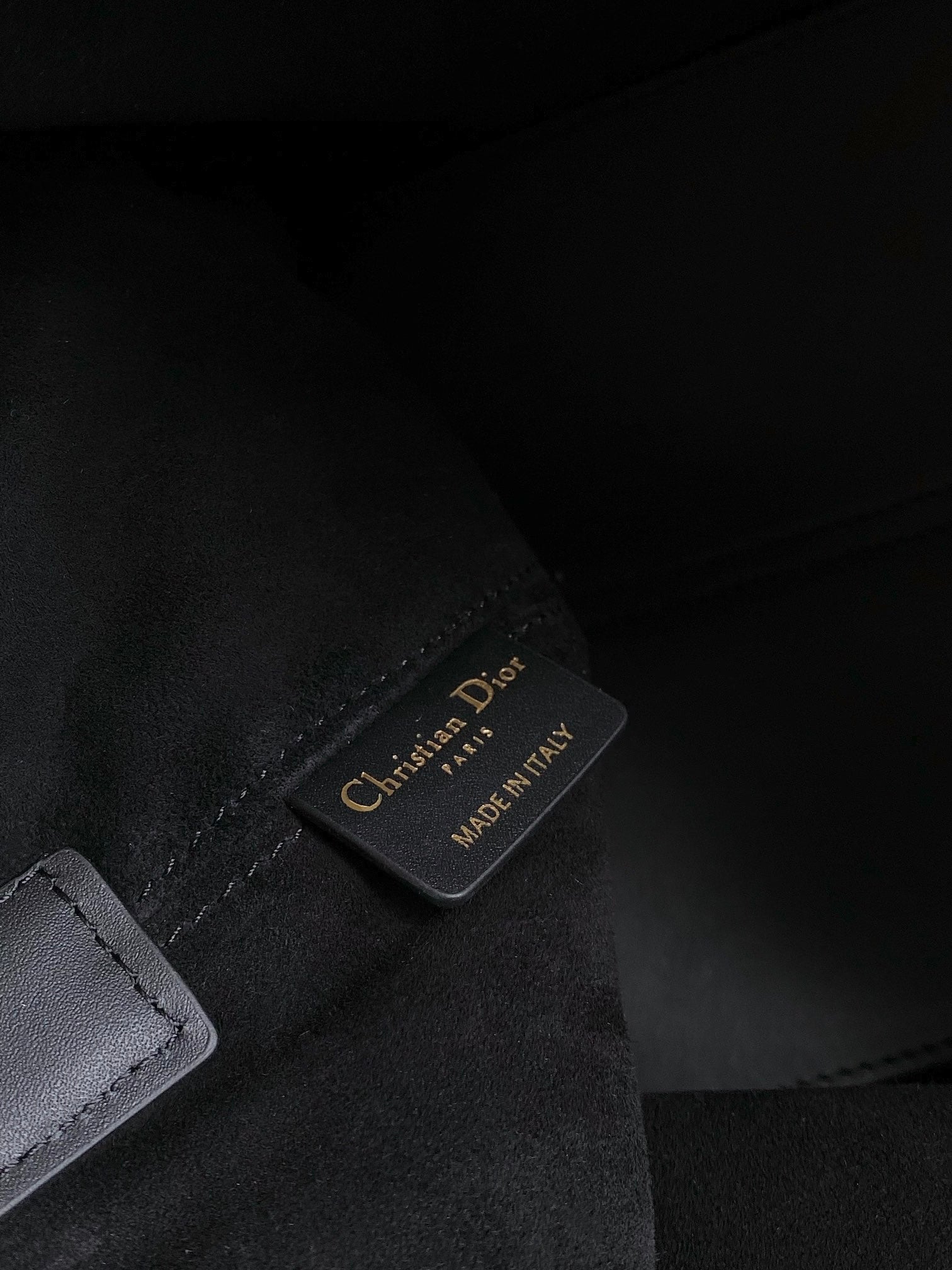 TOUJOURS 28 バッグ ブラック ラムスキン