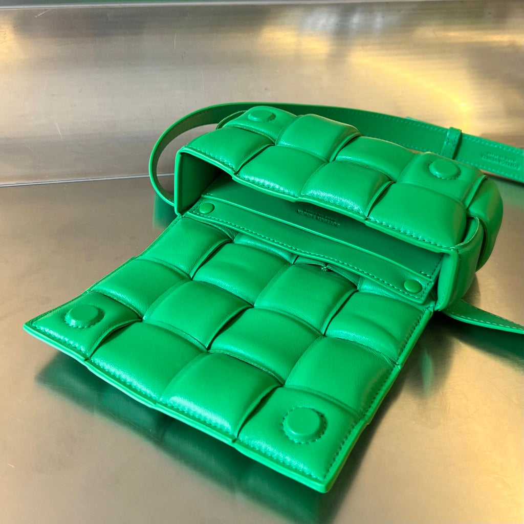 ミニカセット 18インチ ライトグリーン ラムスキン