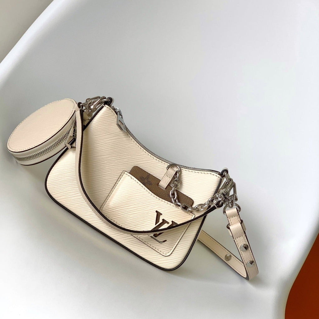 マレリーニ 19 ホワイト エピ グレインレザー