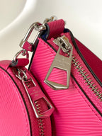 マレリーニ 19 ダークピンク エピ グレインレザー