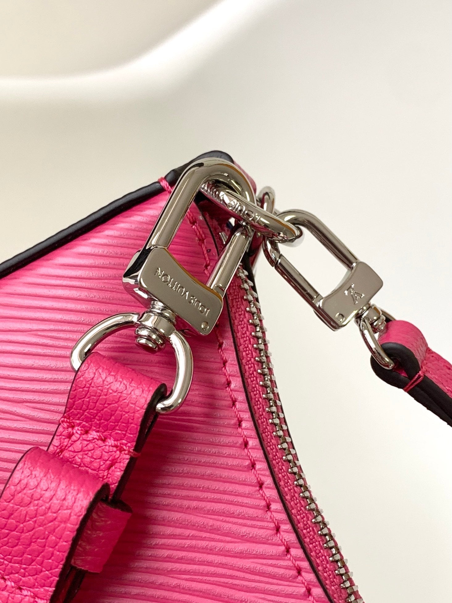 マレリーニ 19 ダークピンク エピ グレインレザー