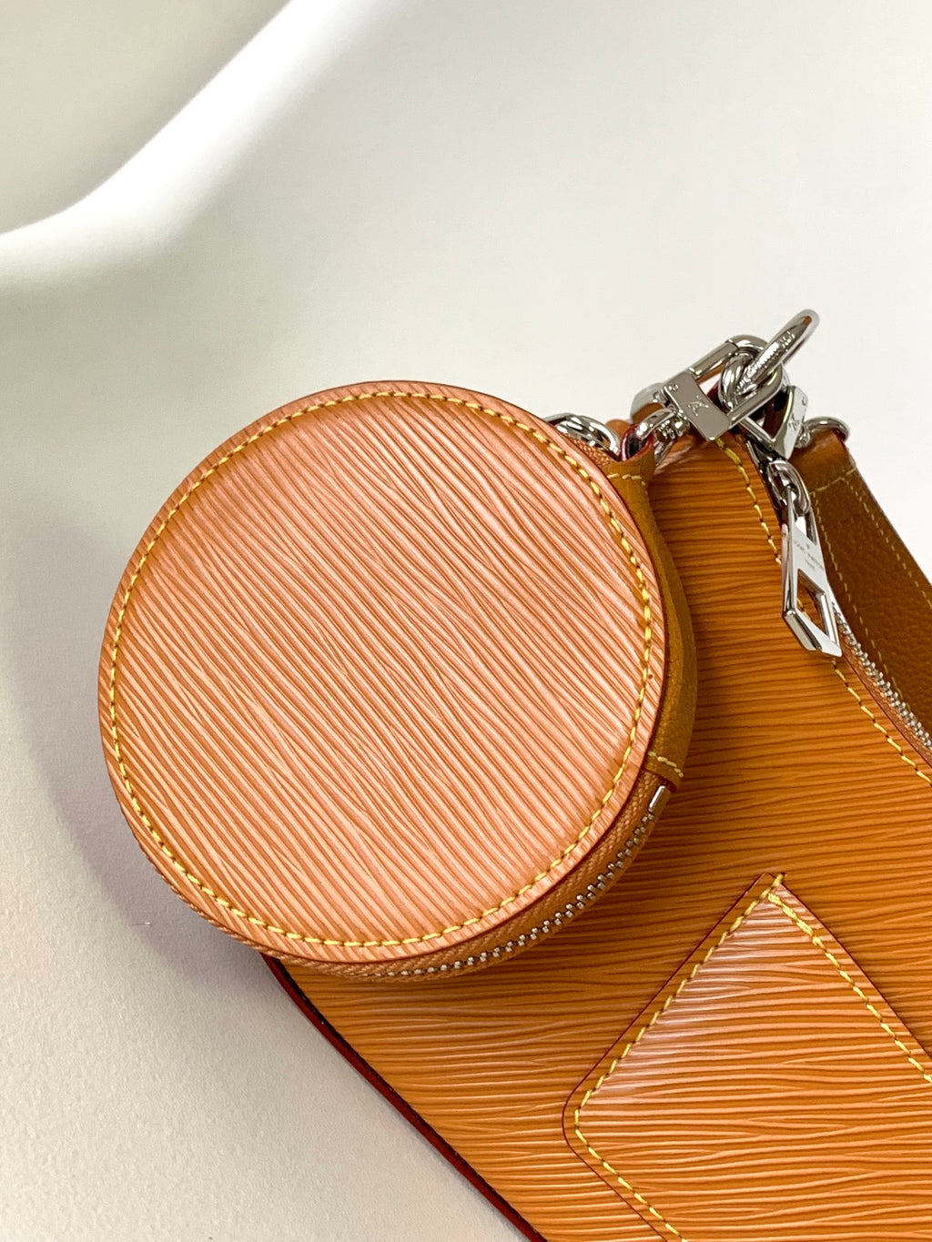 マレリーニ 19 ブラウン エピ グレインレザー