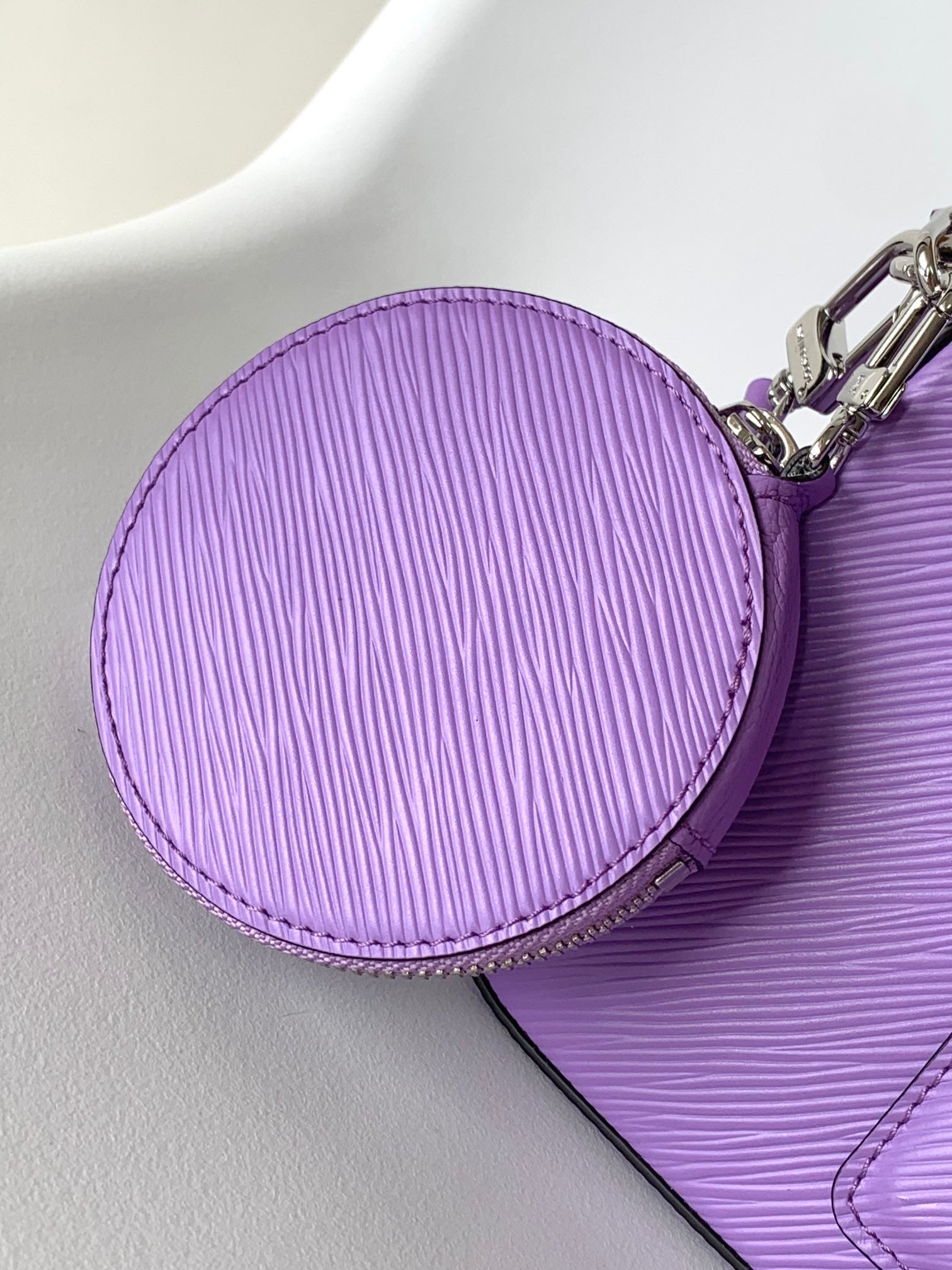 マレリーニ 19 パープル エピ グレインレザー