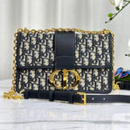 モンテーニュ 25 バッグ（ブルー オブリーク ジャカード）