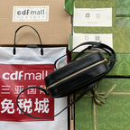 ホースビット 1955 スモール カメラバッグ 20 ブラック カーフスキン