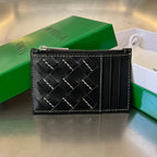 ジップ付きカードケース 11 ブラック カーフスキン