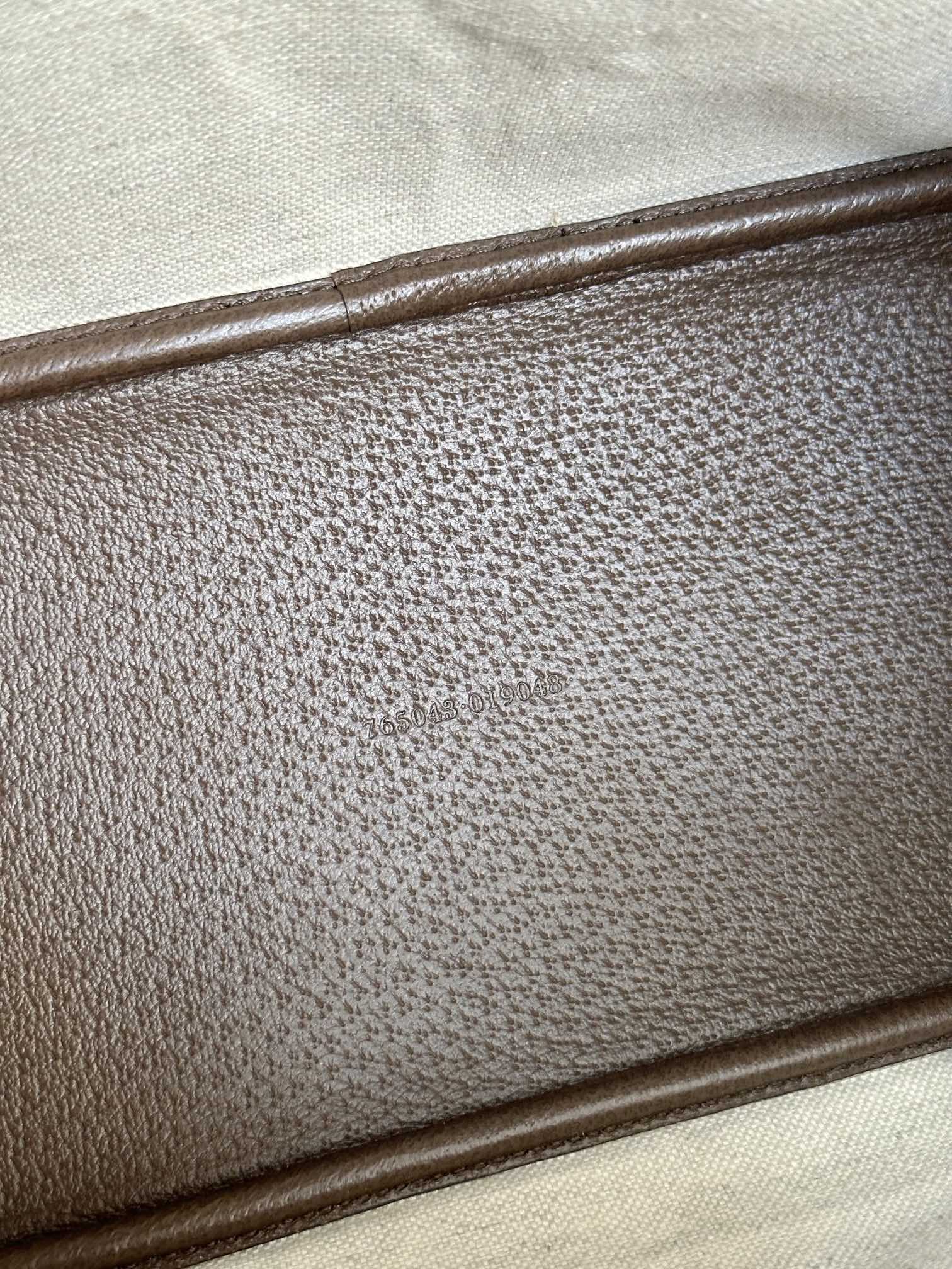 オフィディア スモール トートバッグ 31 ベージュ キャンバス＆ブラウン カーフスキン