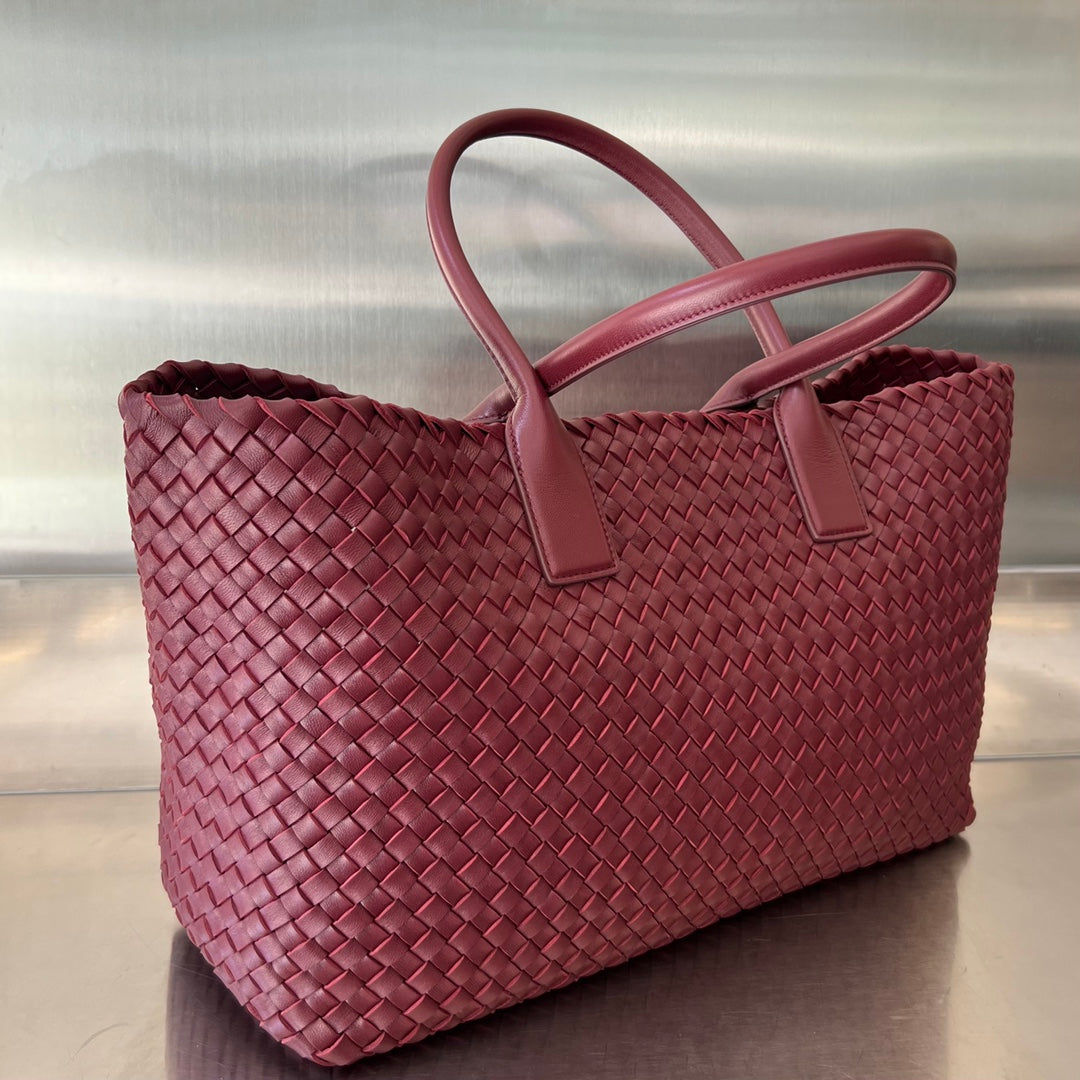 ラージ キャバット 51 バーガンディーレッドのラムスキン