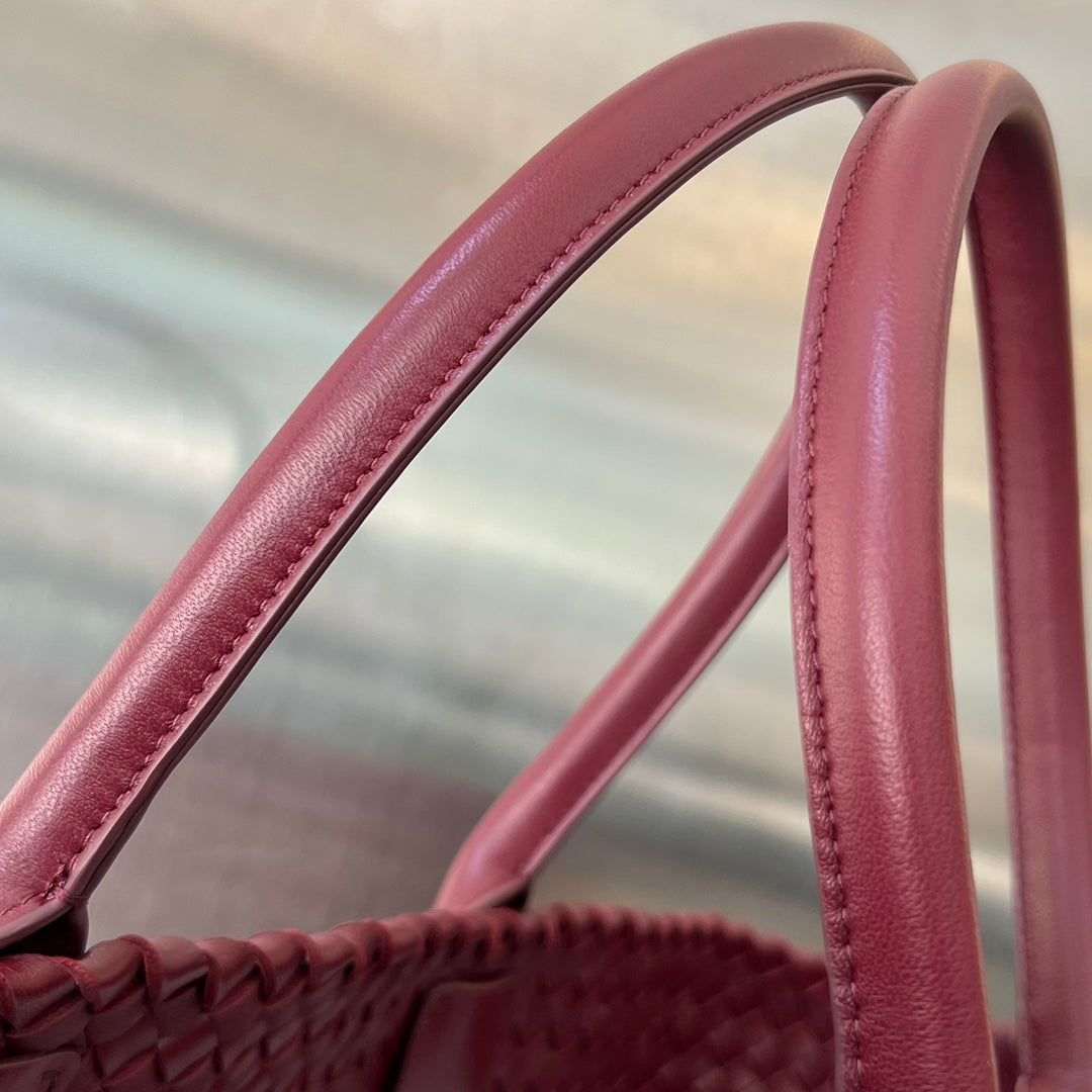 ラージ キャバット 51 バーガンディーレッドのラムスキン