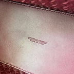 スモール カバ 32 インチ バーガンディ レッド ラムスキン