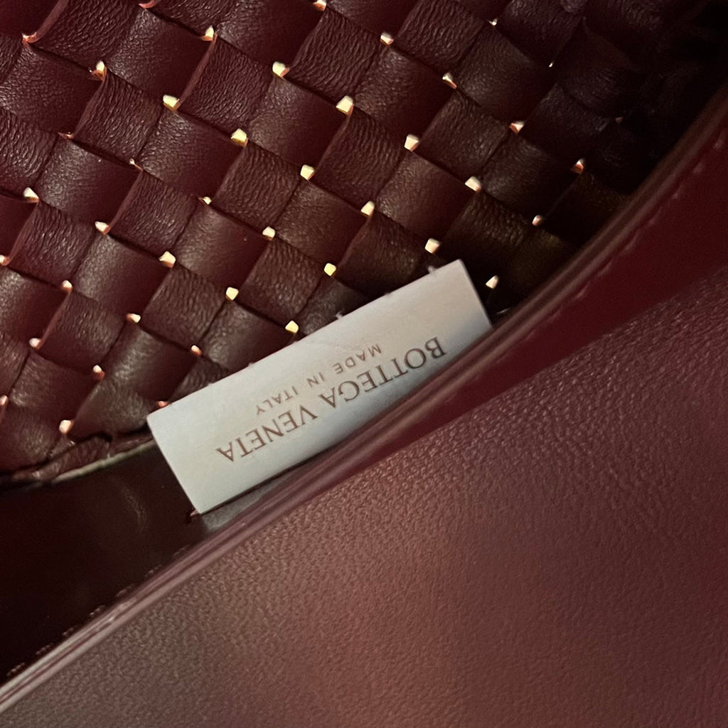 スモール カバ 32 インチ バーガンディ レッド ラムスキン