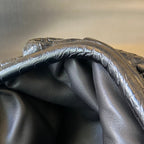 Classic Pouch 40cm Black Calfskin