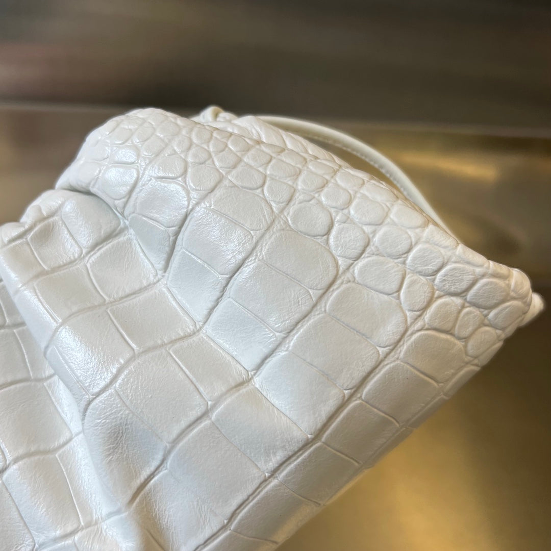 ミニポーチ 22cm プラスターカーフスキン