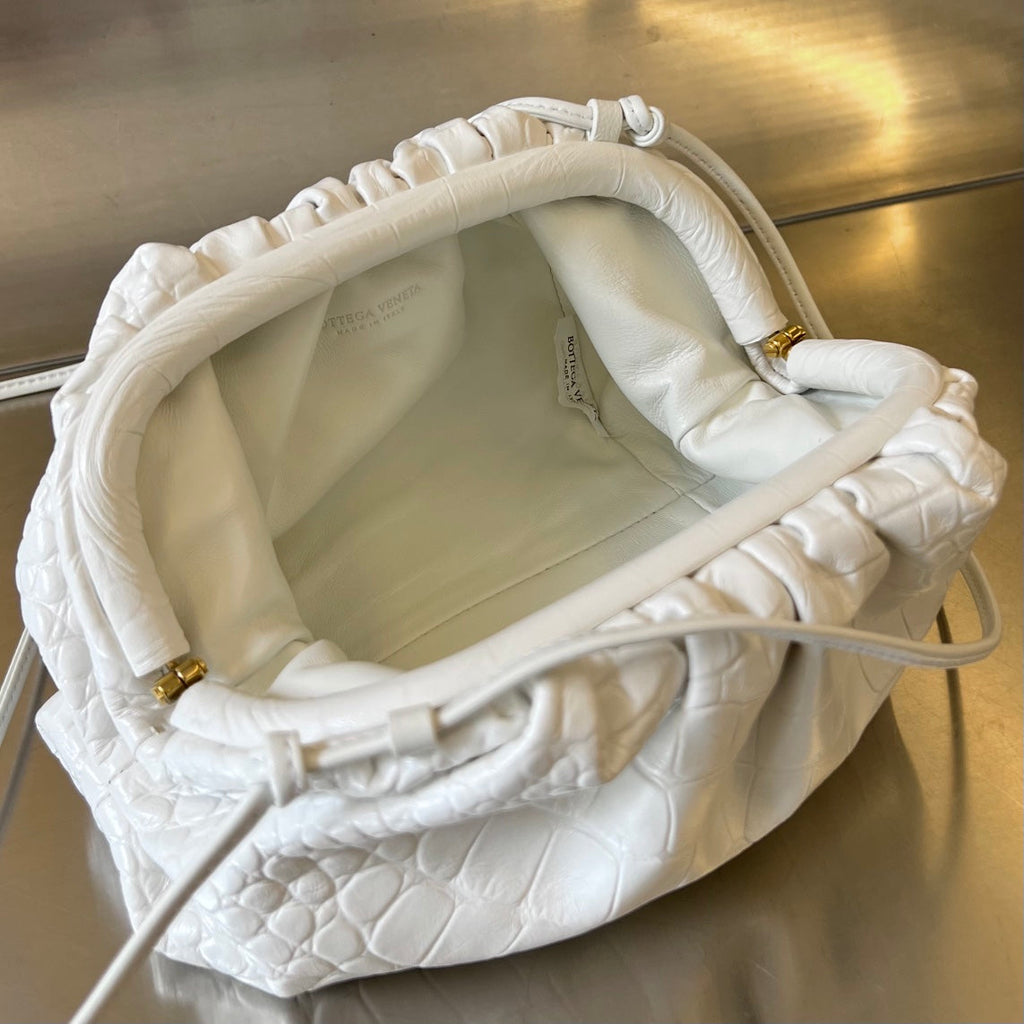 ミニポーチ 22cm プラスターカーフスキン