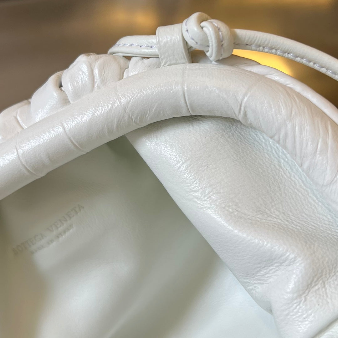 ミニポーチ 22cm プラスターカーフスキン