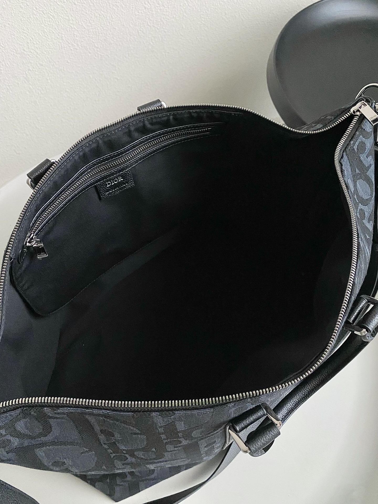 ウィークエンダー 40 ブラック マキシ オブリーク ジャカード