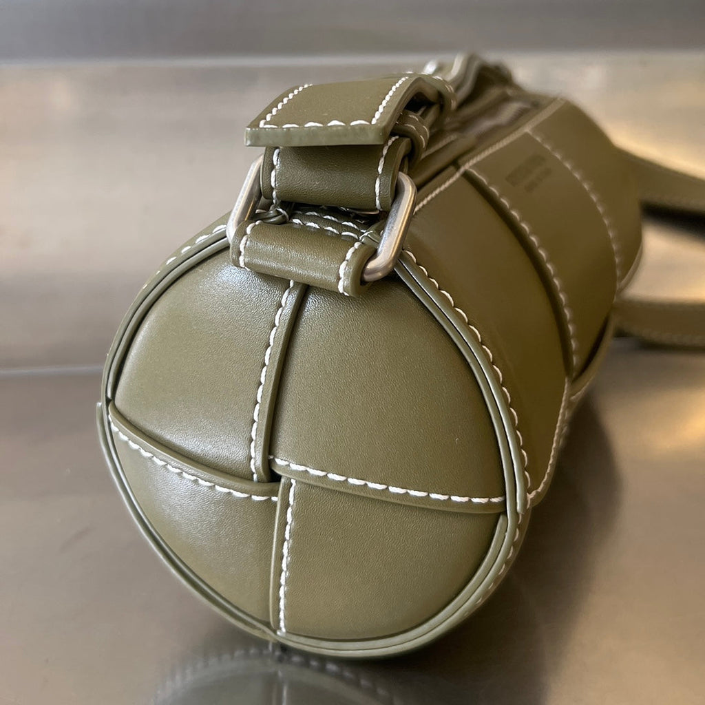 小型シリンダーカセット 21インチ タバコブラウンカーフスキン