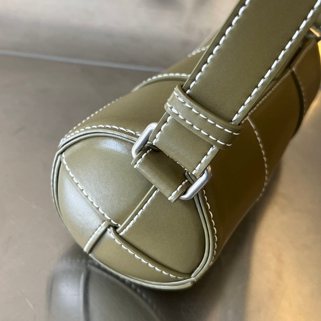 小型シリンダーカセット 21インチ タバコブラウンカーフスキン