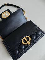 ミニ ジョリー 22 バッグ ブラック カーフスキン